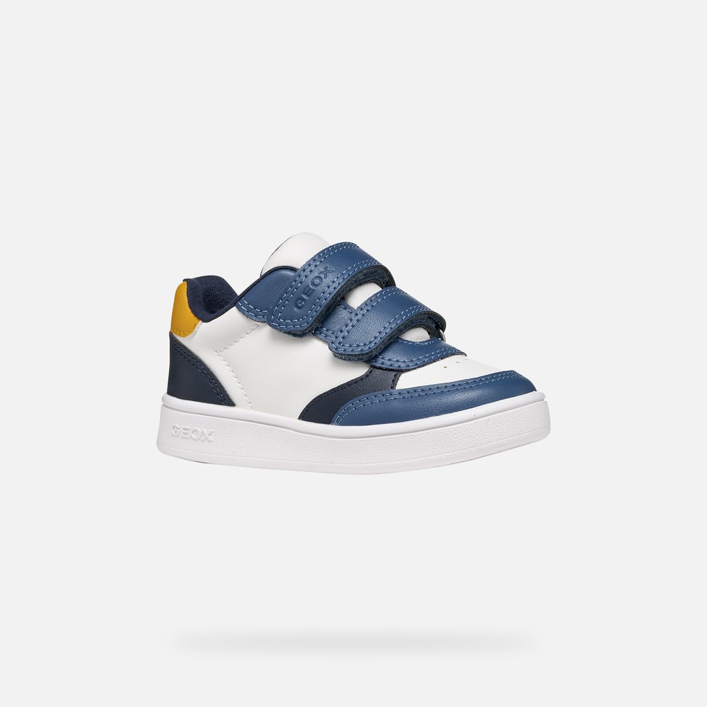 Scarpe con strappo ECLYPER BABY Avio/Bianco - image number 2 | GEOX