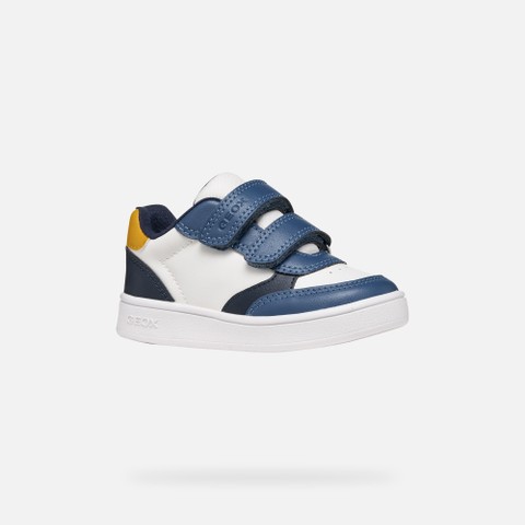 Scarpe con strappo ECLYPER BABY Avio/Bianco - image number 2 | GEOX