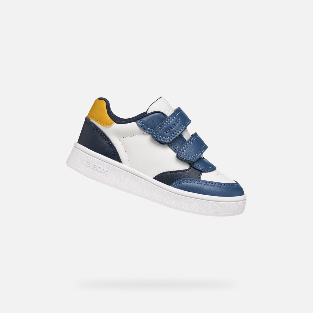 Scarpe con strappo ECLYPER BABY Avio/Bianco - image number 0 | GEOX