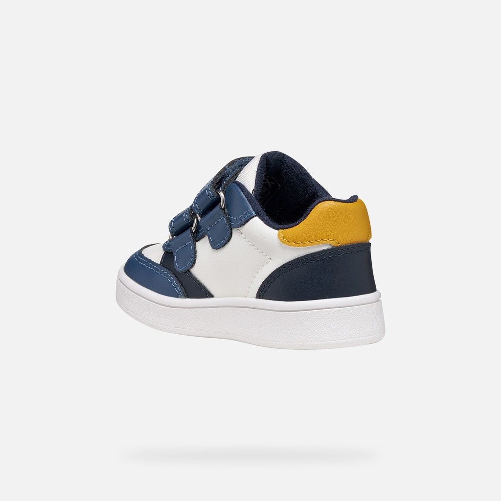 Scarpe con strappo ECLYPER BABY Avio/Bianco - image number 3 | GEOX