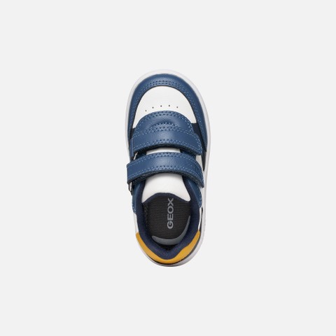Scarpe con strappo ECLYPER BABY Avio/Bianco - image number 5 | GEOX