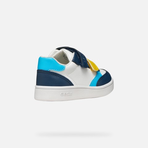 Sneakers with straps ECLYPER TODDLER BOY Light Navy/White - image number 4 | GEOX