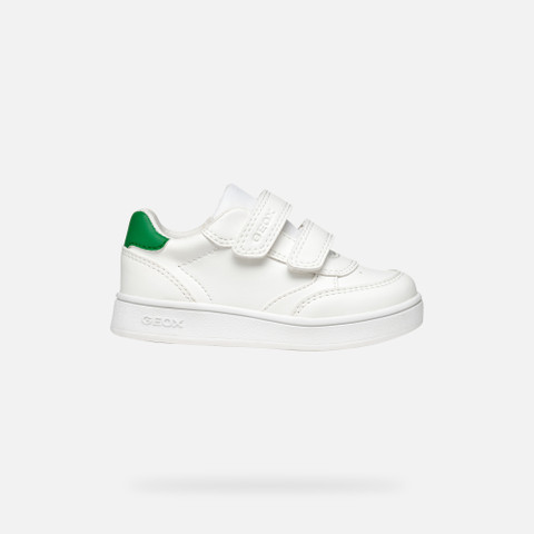 sneakers with straps ECLYPER BABY White/Green - image number 1 | GEOX