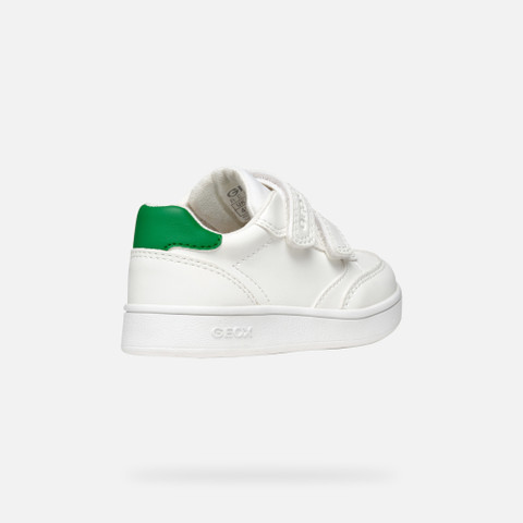 sneakers with straps ECLYPER BABY White/Green - image number 4 | GEOX