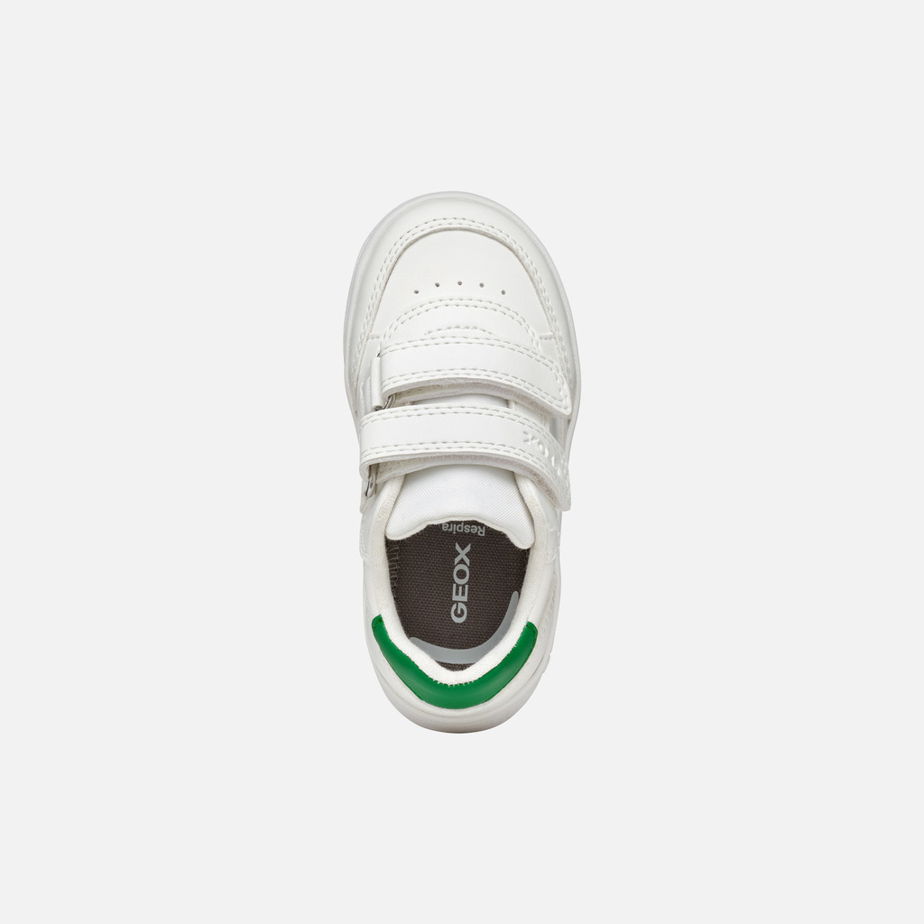sneakers with straps ECLYPER BABY White/Green - image number 5 | GEOX