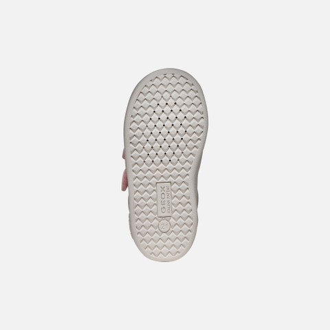 Sneakers with straps ECLYPER TODDLER GIRL White/Dark Pink - image number 6 | GEOX