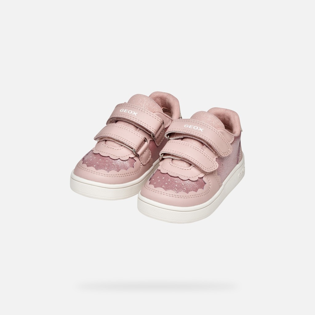 Sneakers with straps ECLYPER TODDLER GIRL Light Rose - image number 7 | GEOX