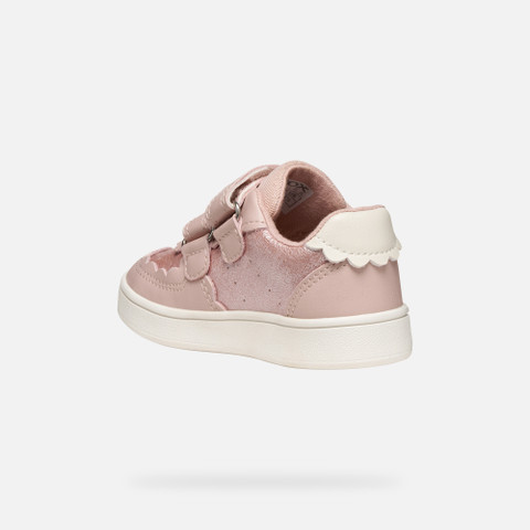 Sneakers with straps ECLYPER TODDLER Light Rose - image number 3 | GEOX