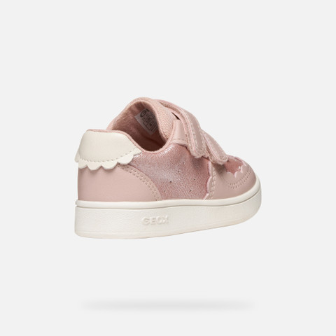 Sneakers with straps ECLYPER TODDLER Light Rose - image number 4 | GEOX