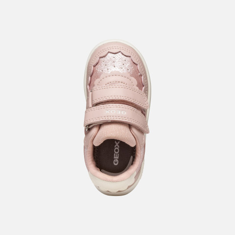 Sneakers with straps ECLYPER TODDLER Light Rose - image number 5 | GEOX
