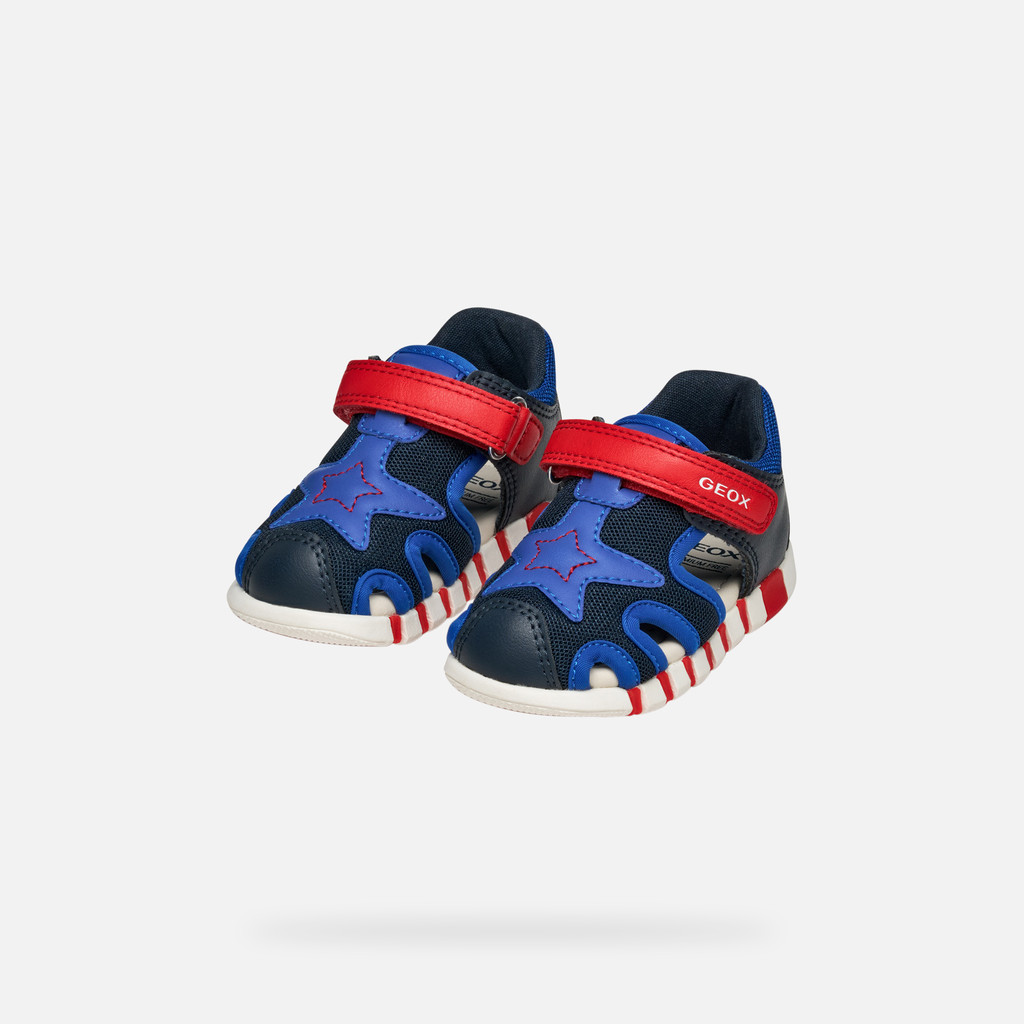 Closed toe sandals SANDAL IUPIDOO BABY Navy/Royal - image number 7 | GEOX