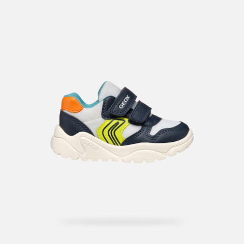 sneakers with straps CIUFCIUF BABY White/Navy - image number 1 | GEOX