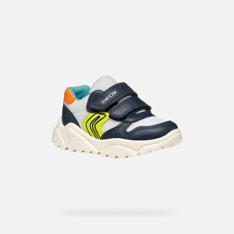 sneakers with straps CIUFCIUF BABY White/Navy - image number 2 | GEOX