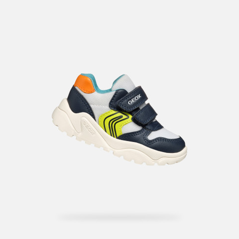 sneakers with straps CIUFCIUF BABY White/Navy - image number 0 | GEOX