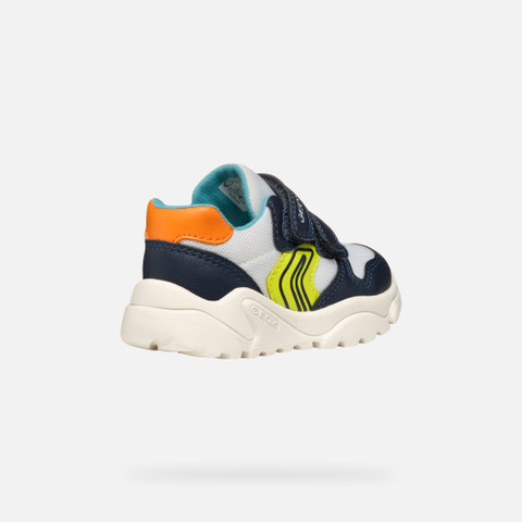 sneakers with straps CIUFCIUF BABY White/Navy - image number 4 | GEOX