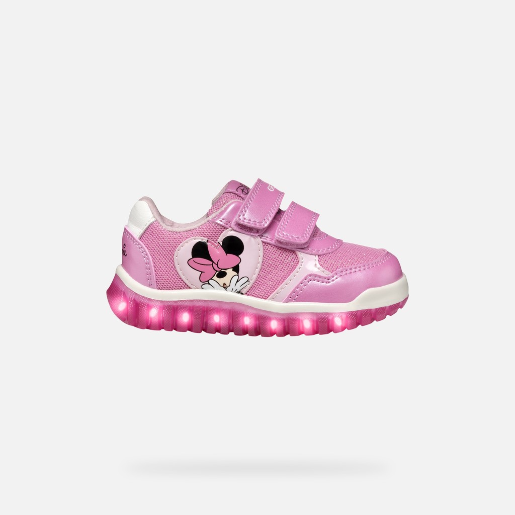 Disney Minnie LIGHTYLOO TODDLER GIRL Dark Pink - image number 2 | GEOX