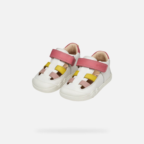Barefoot STEPPIEUP BABY White/Dark Pink - image number 8 | GEOX