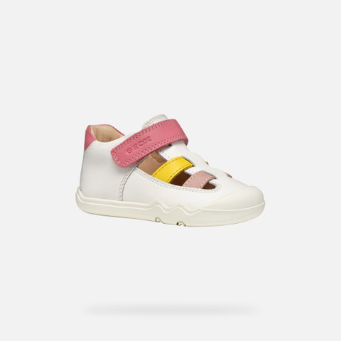 Barefoot STEPPIEUP BABY White/Dark Pink - image number 2 | GEOX