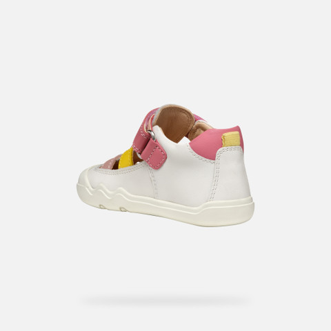 Barefoot STEPPIEUP BABY White/Dark Pink - image number 3 | GEOX