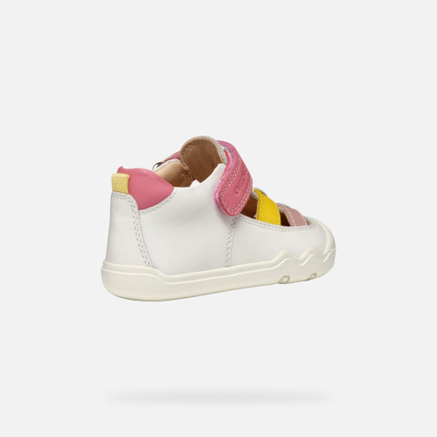 Barefoot STEPPIEUP BABY White/Dark Pink - image number 4 | GEOX