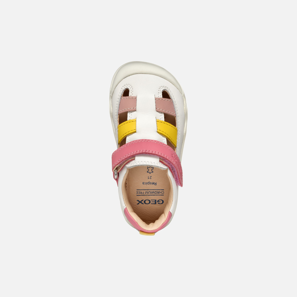 Barefoot STEPPIEUP BABY White/Dark Pink - image number 5 | GEOX