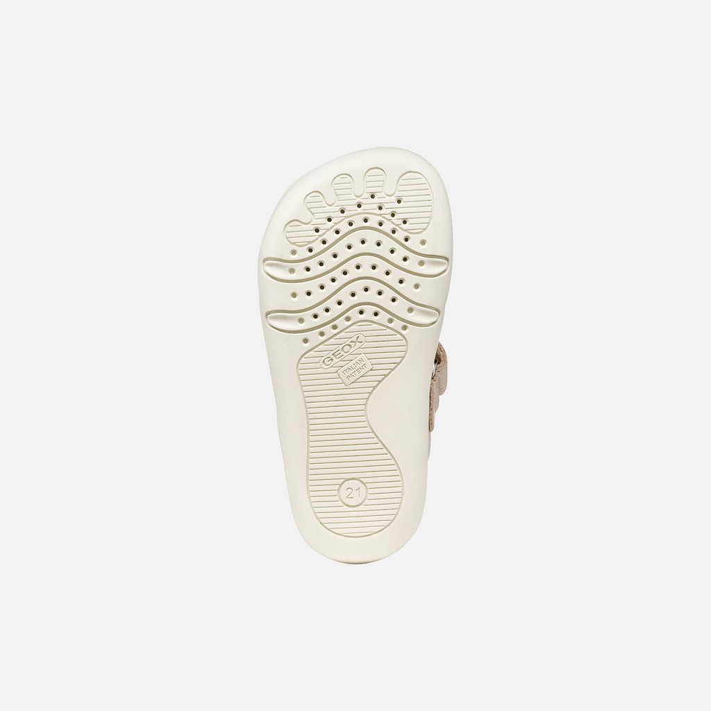 Barefoot STEPPIEUP TODDLER GIRL Ivory/Pink - image number 6 | GEOX