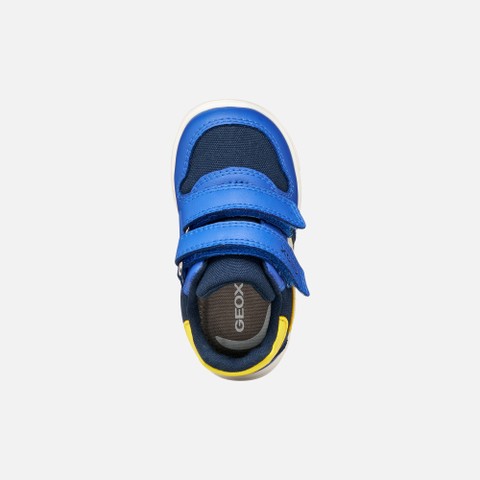 Sneakers with straps ZAPITO BABY BOY Royal/Yellow - image number 5 | GEOX