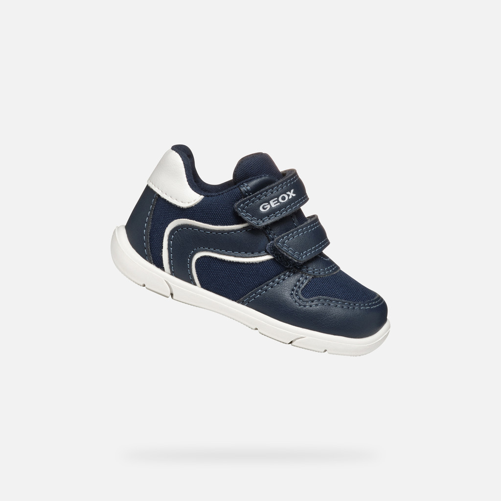 Sneakers with straps ZAPITO BABY BOY Navy/White - image number 0 | GEOX