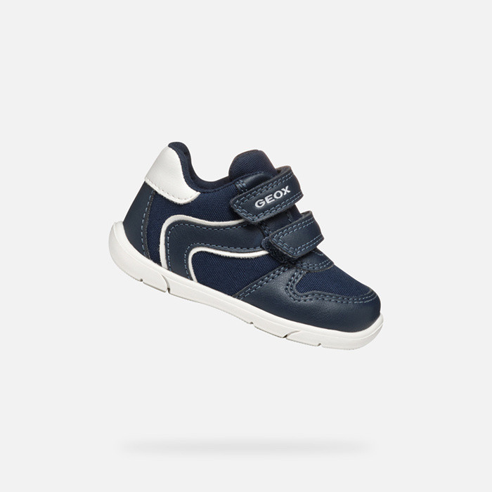 Sneakers with straps ZAPITO BABY BOY Navy/White | GEOX