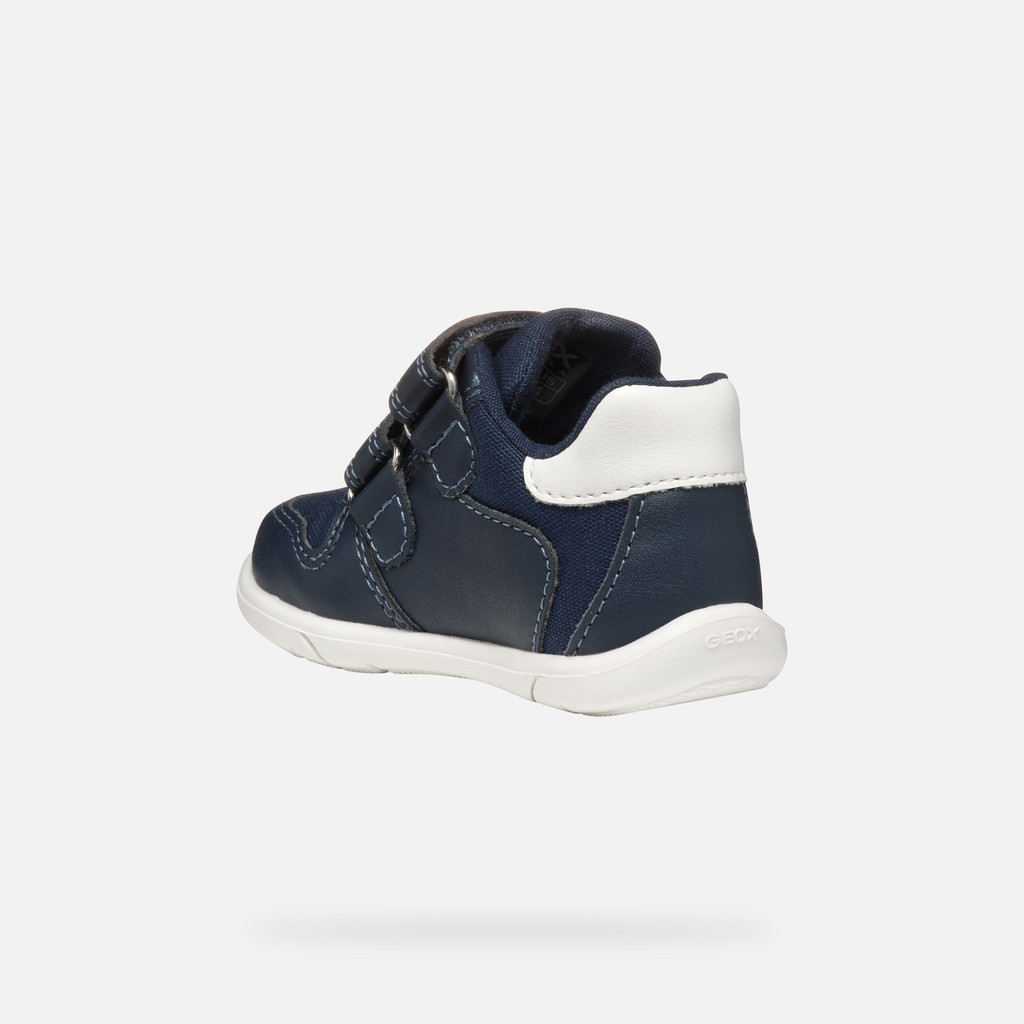 Sneakers with straps ZAPITO BABY BOY Navy/White - image number 3 | GEOX