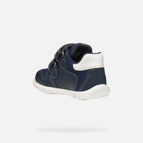 Sneakers with straps ZAPITO BABY BOY Navy/White - image number 3 | GEOX