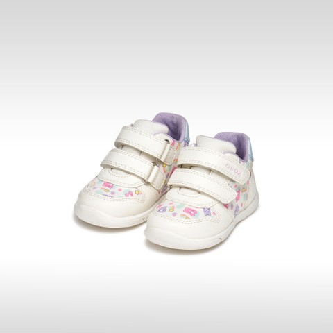 FIRST STEPS ZAPITO BABY GIRL White/Light blue - image number 7 | GEOX