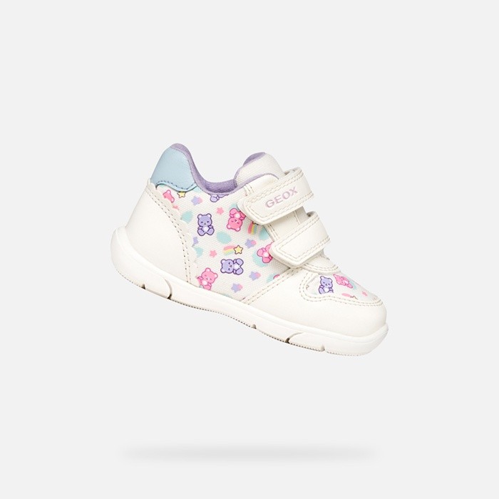 First steps ZAPITO BABY GIRL White/Light blue | GEOX