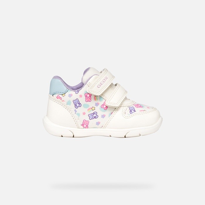 First steps ZAPITO BABY GIRL White/Light blue | GEOX