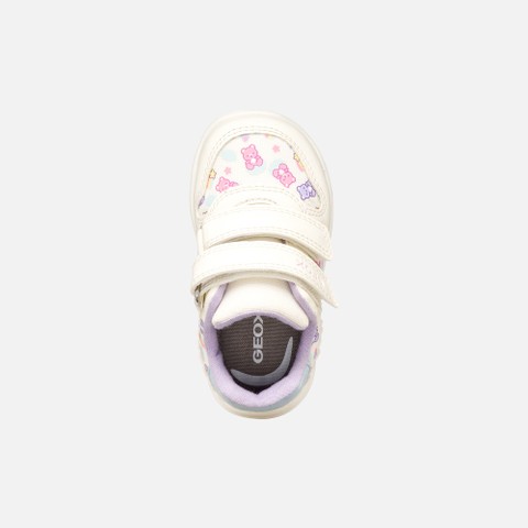 FIRST STEPS ZAPITO BABY GIRL White/Light blue - image number 5 | GEOX