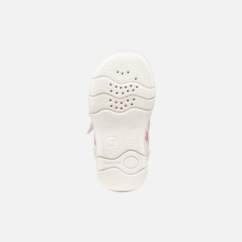 FIRST STEPS ZAPITO BABY GIRL White/Light blue - image number 6 | GEOX