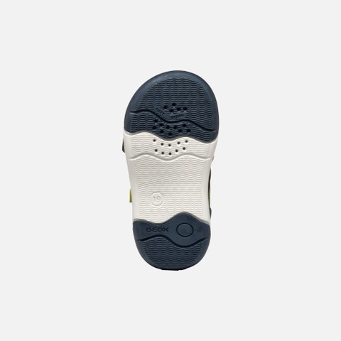Sandals with straps SANDAL ZAPITO BABY BOY Pistachio/Navy - image number 6 | GEOX