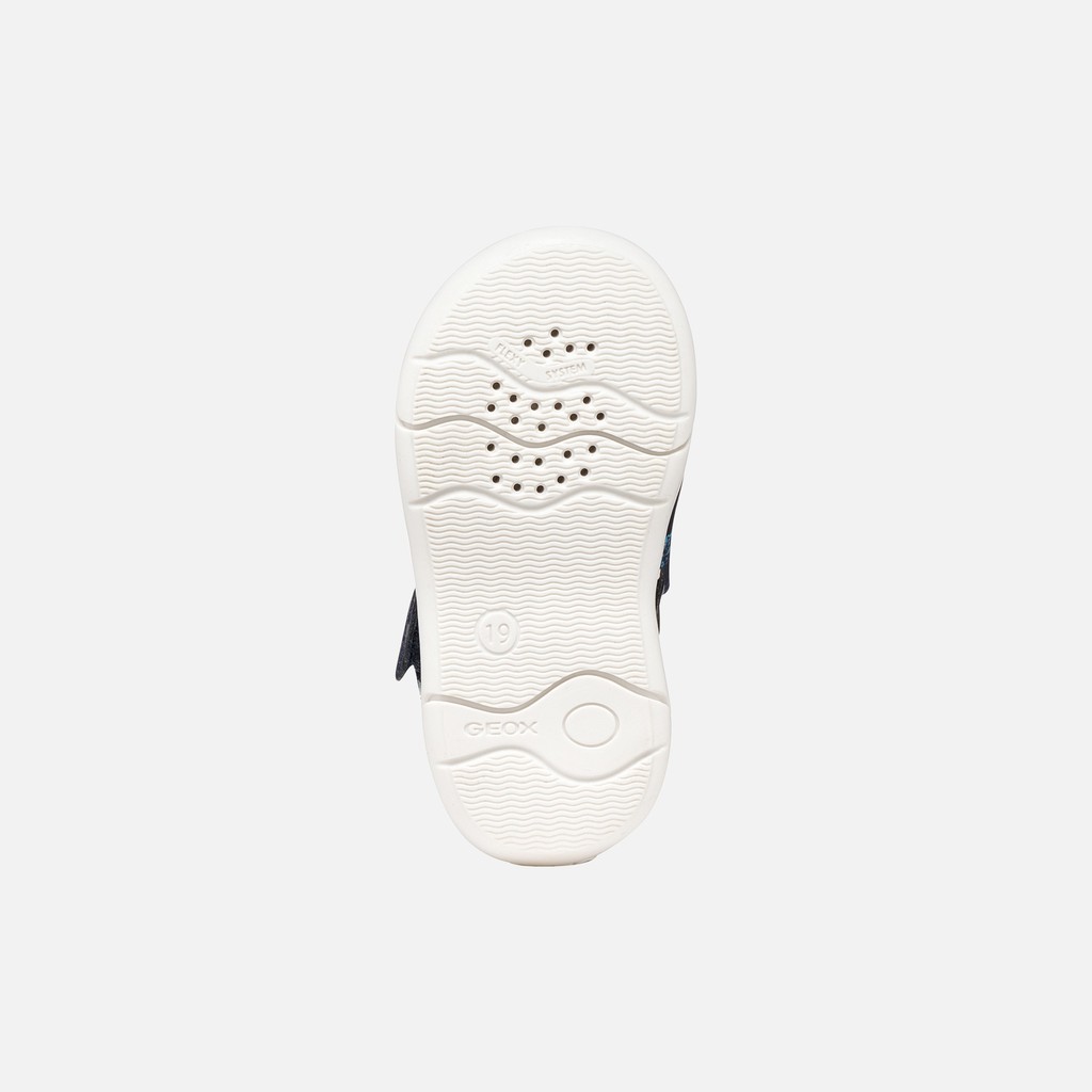 Closed toe sandals SANDAL ZAPITO BABY BOY Dark Navy/White - image number 6 | GEOX