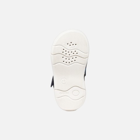 Closed toe sandals SANDAL ZAPITO BABY BOY Dark Navy/White - image number 6 | GEOX