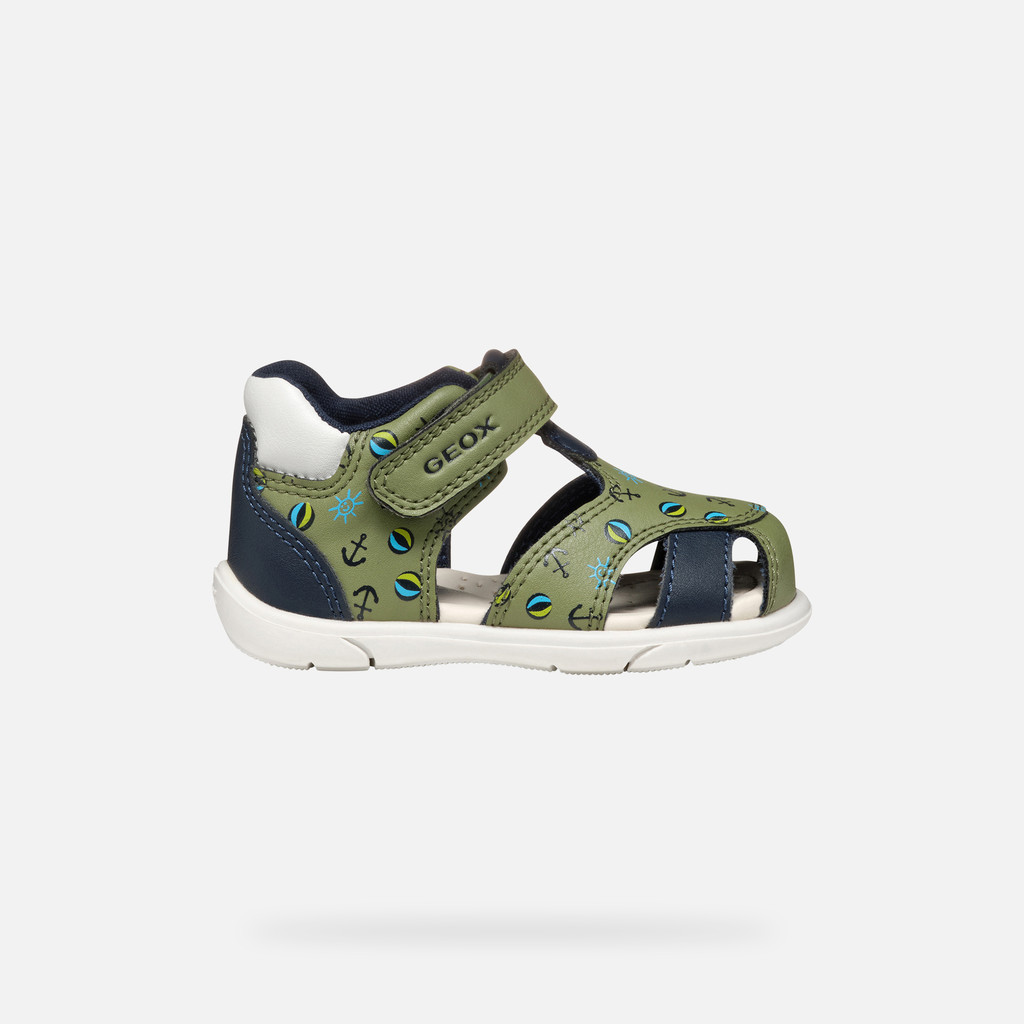 Sandale Geox Pianeta B Pour Garçon - Chaussure Respirante Et Imperméable Avec Semelle Perforée