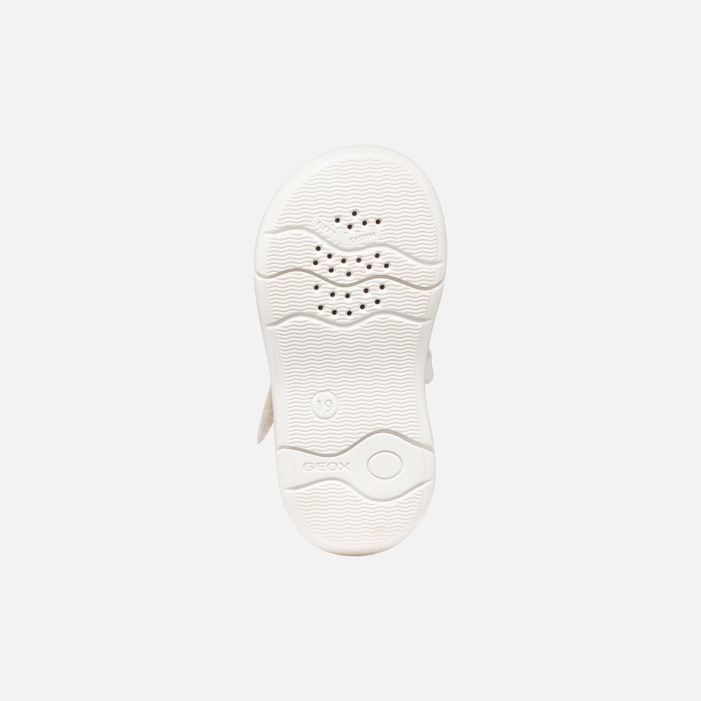 Closed toe sandals SANDAL ZAPITO BABY GIRL White/Light blue - image number 6 | GEOX