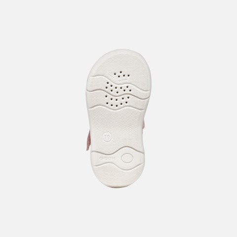 Geschlossene Sandalen SANDAL ZAPITO BABY M&Auml;DCHEN Hellrosa/Wei&szlig; - image number 6 | GEOX