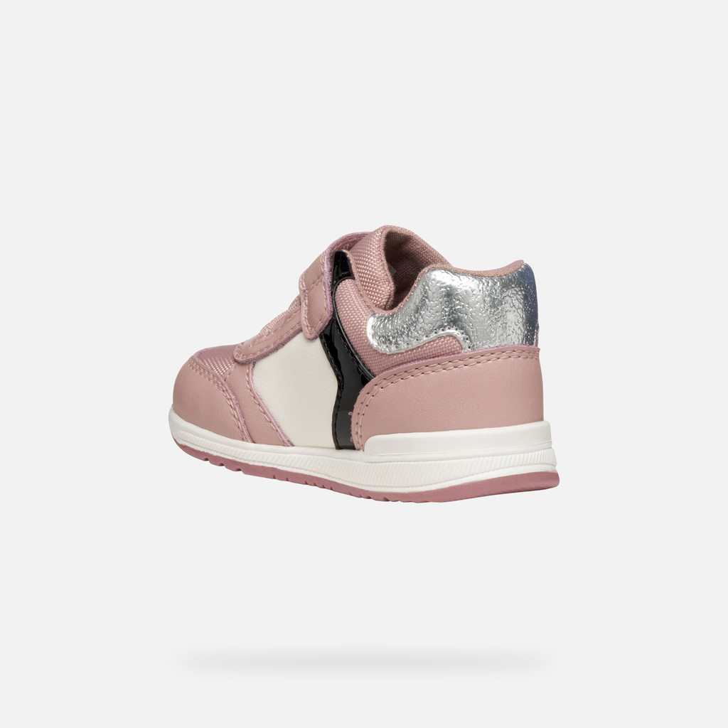 Low top sneakers RISHON BABY Old Rose/Black - image number 3 | GEOX