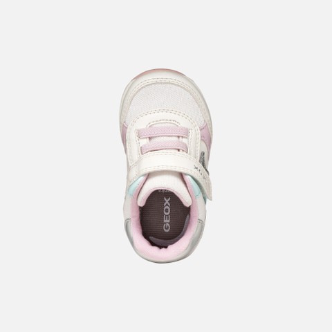 Low top sneakers RISHON BABY GIRL Off white/Lilac - image number 5 | GEOX