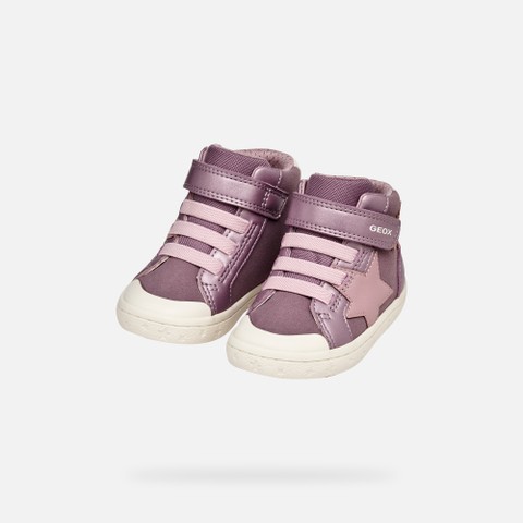 High top sneakers GISLI TODDLER Dark Pink - image number 7 | GEOX