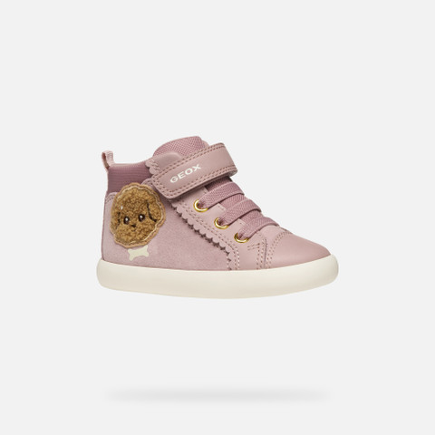 High top sneakers GISLI TODDLER Antique Rose - image number 2 | GEOX
