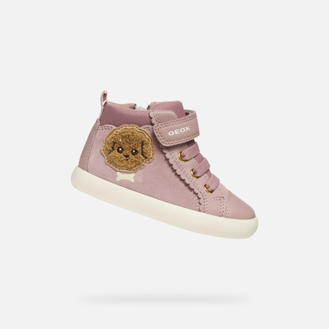 High top sneakers GISLI TODDLER Antique Rose - image number 0 | GEOX