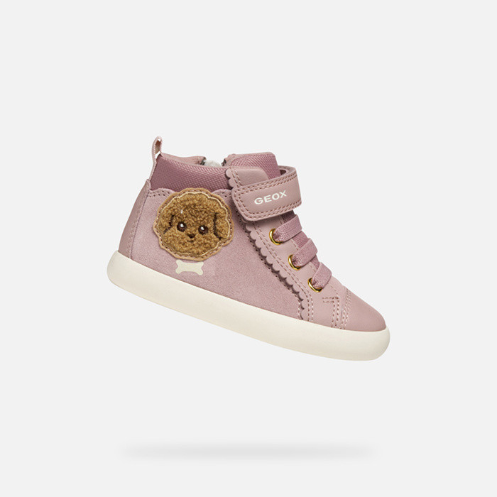 High top sneakers GISLI TODDLER GIRL Antique Rose | GEOX