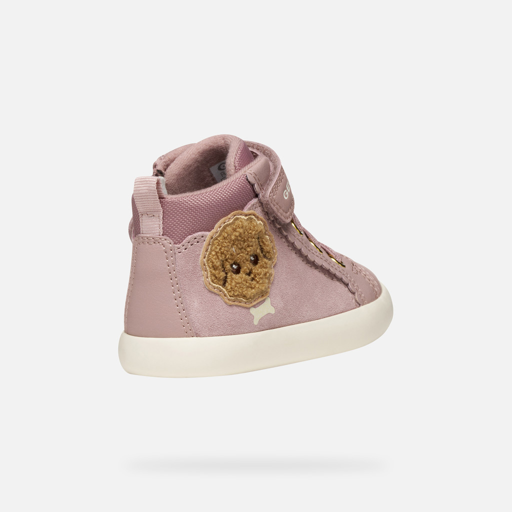 High top sneakers GISLI TODDLER Antique Rose - image number 4 | GEOX