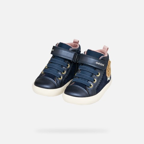 High top sneakers GISLI TODDLER GIRL Dark Navy - image number 7 | GEOX